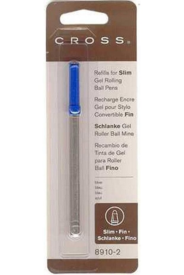 Slim Roller İçin İnce Jel Roller Refill - Mavi - 1