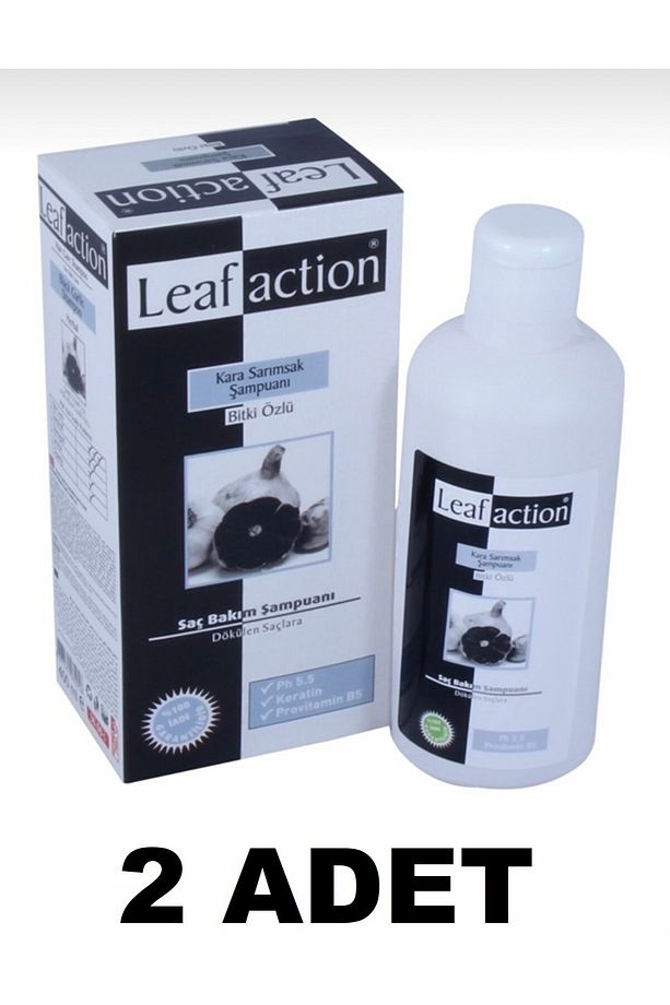 Leafaction Kara Sarımsak Şampuanı 400 Ml 2 Adet - 1