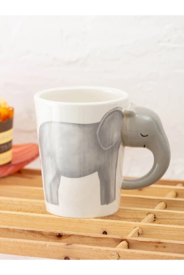 Elephant Figured Ceramic Mug