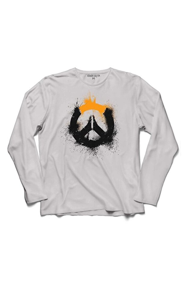 Overwatch Heroes Steam Logo Over Watch 4 Long Sleeve T-Shirt