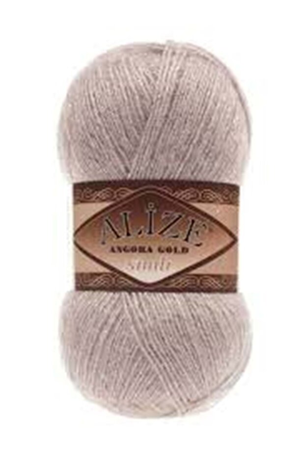 Angora Gold Simli 541 Vizon Örgü Ipi - 1