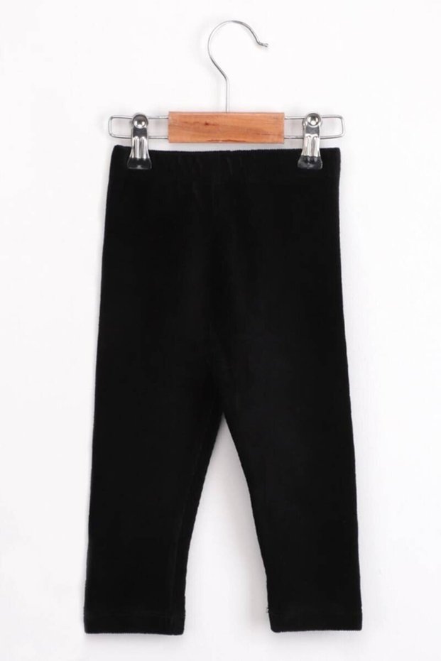Baby Girl Black Velvet Tights 1-8 Years