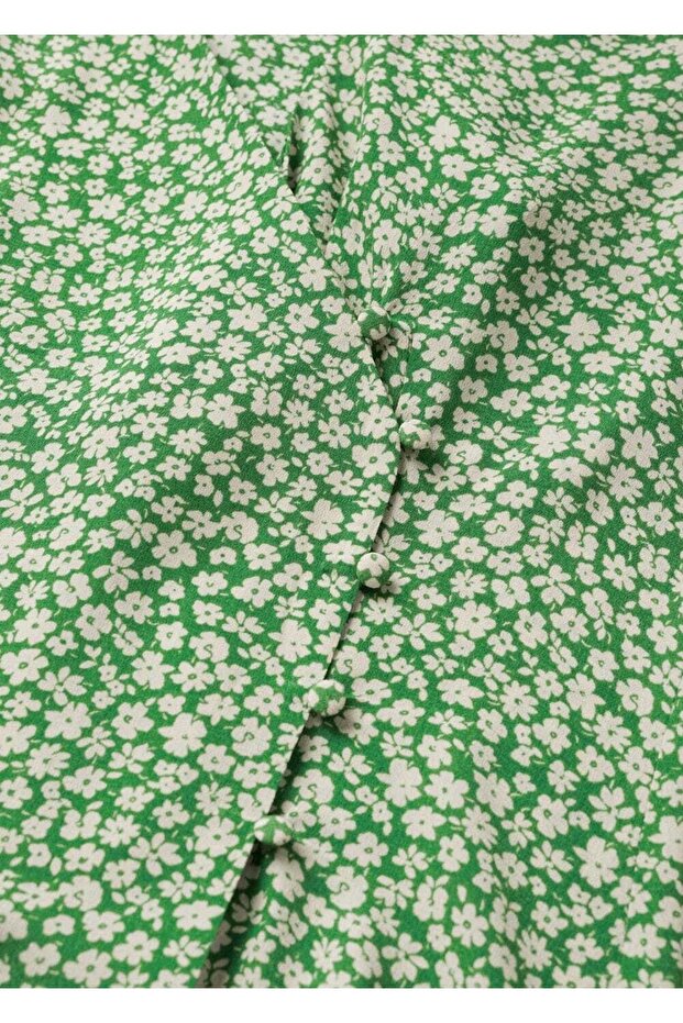 Düğmeli Anvelop Bluz - 7