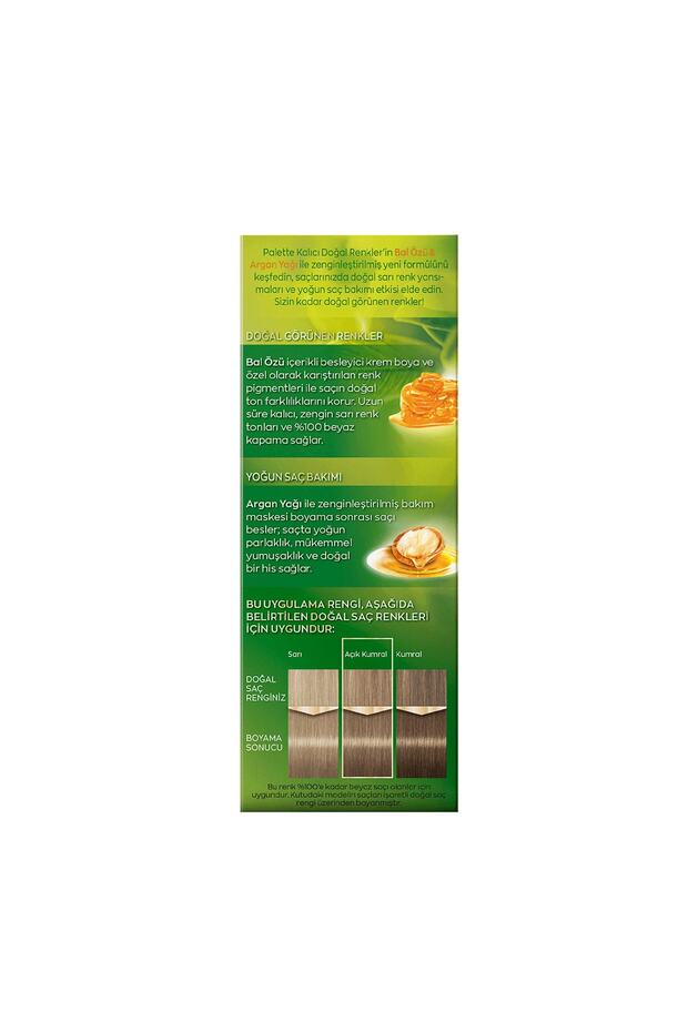 Kalıcı Doğal Renkler Saç Boyası 7-0 Kumral - 2