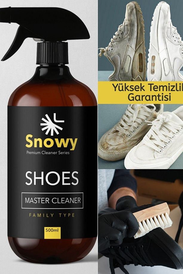 Zorlu Ayakkabı Kirlerine ,stop, Güçlendirilmiş Formüllü Ayakkabı Temizleyici 500ml - 1