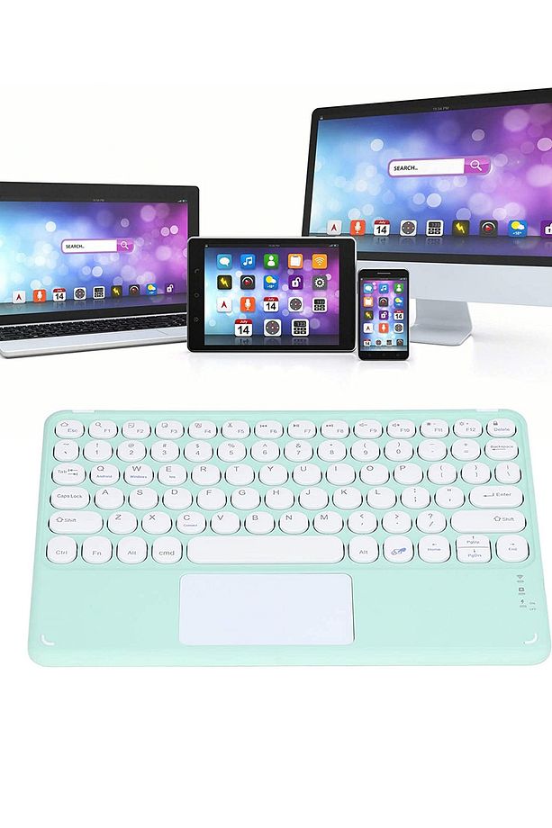 Bluetooth Klavye Iphone Android Tv Tablet Vs Wifi Q Klavye - 2