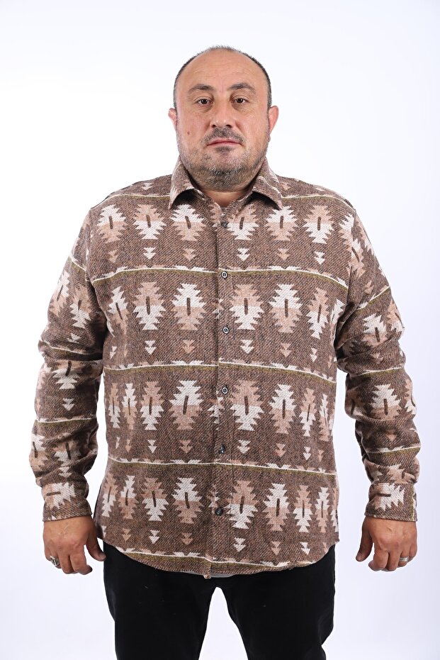 Lumberjack Shirt Mc Three Rug Print 22212-brown