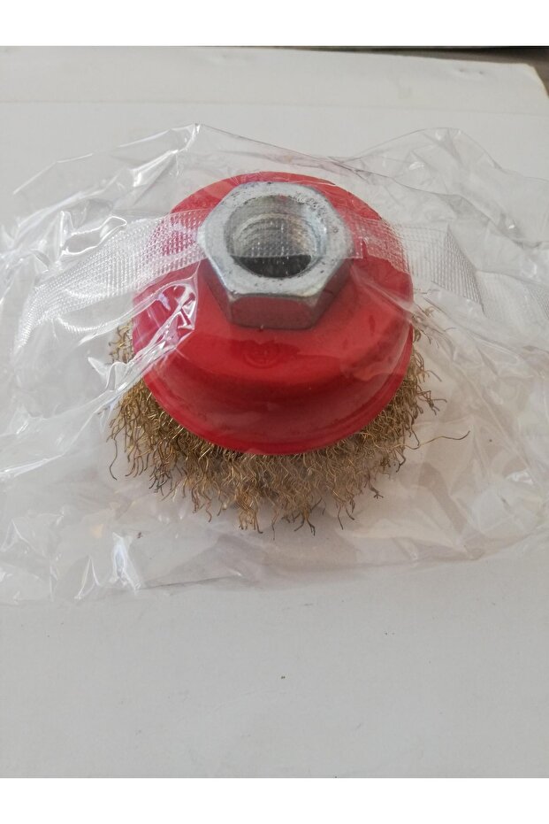 Bowl Wire Brush Fringed 65mm