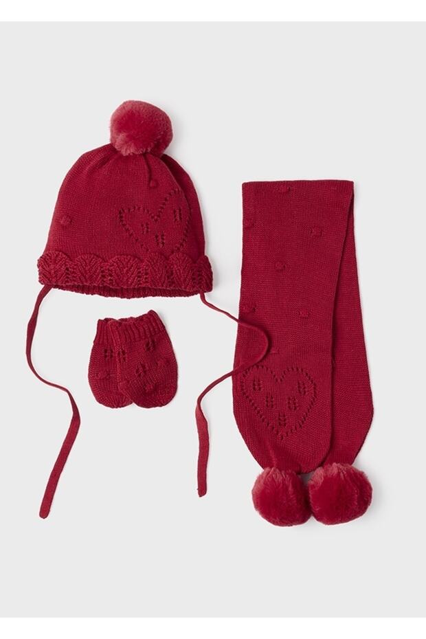 Newborn Hat Gloves And Scarf Set