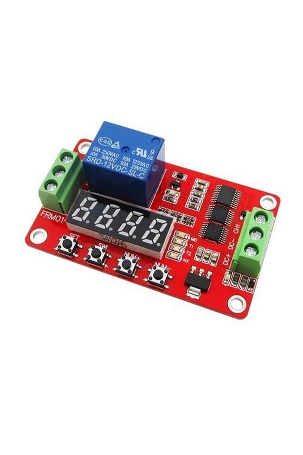 Frm 01 12v Çok Fonksiyonlu Zaman Ayarlı Röle Modülü - 1