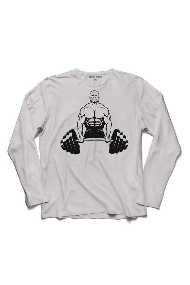 Gym Fitness Weightlifting Athlete Bodybuilding Long Sleeve T-Shirt
