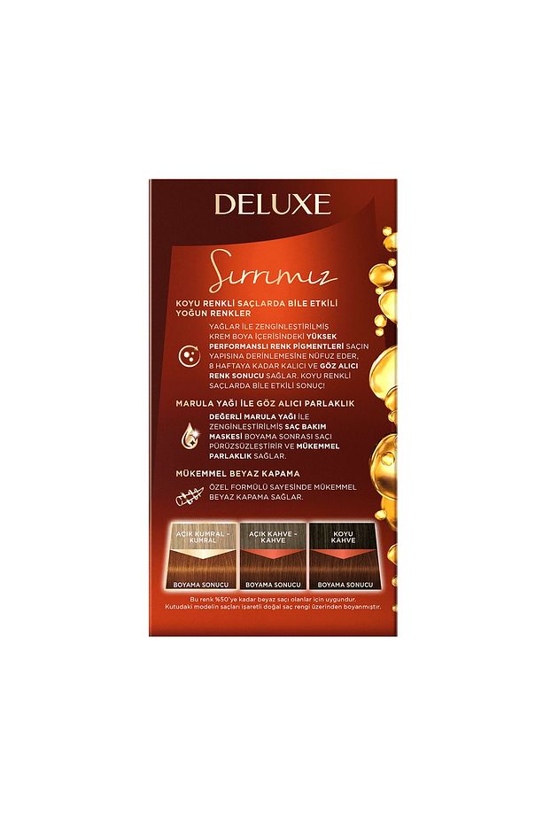 Deluxe Yoğun Renkler Saç Boyası 7-57 Tarçın Kahve - 2