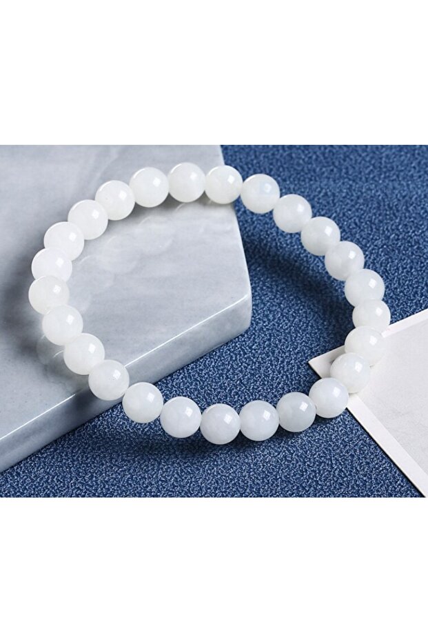 Selenite Natural Stone Bracelet 8mm