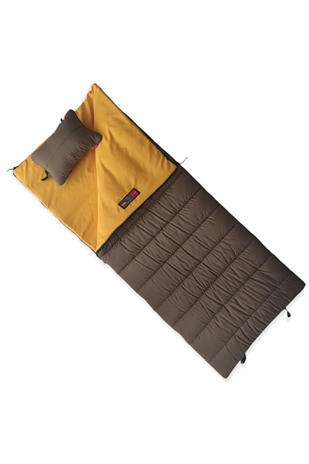 Oga 350 Brown -15 Degree Combinable Long Pillow Sleeping Bag