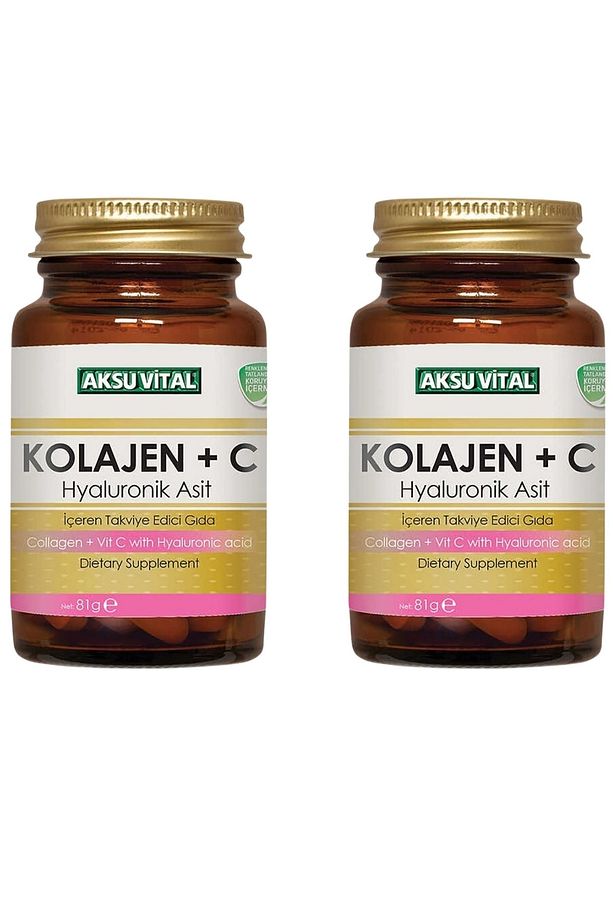 Kolajen + C Vitamini & Hyaluronik Asit 60 Tablet X 2 Adet - 1