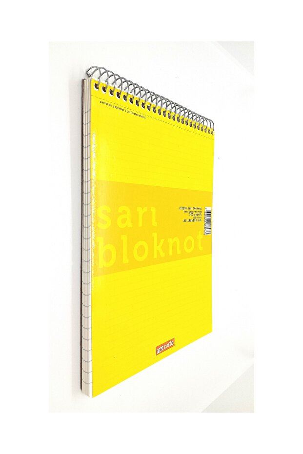 A5 Notepad 100 Sheets Lined Color Pages - 1
