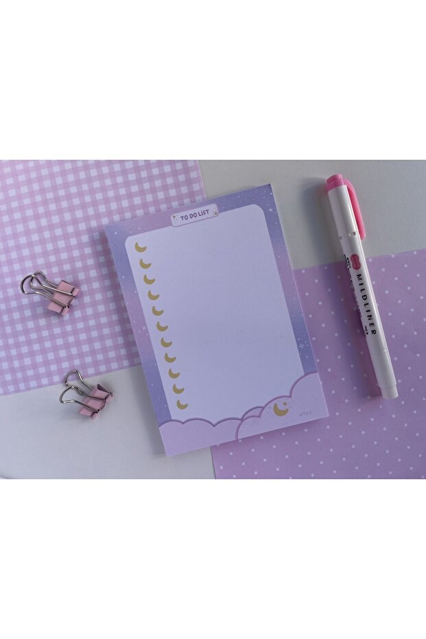 A6 Mor To Do List Memopad/notepad/defter - 1