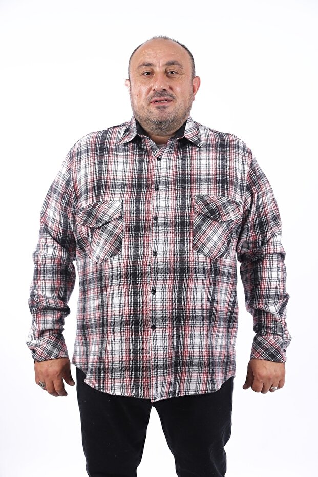 Plus Size Lumberjack Shirt Sportsman 22215-black