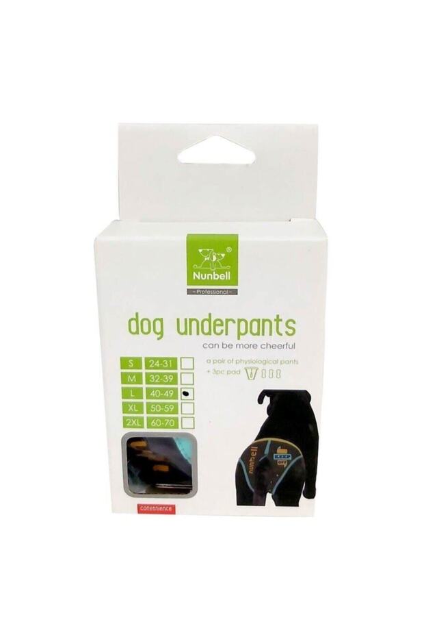 Dog Menstrual Panties with 3 Pads Gift 40X49 cm L