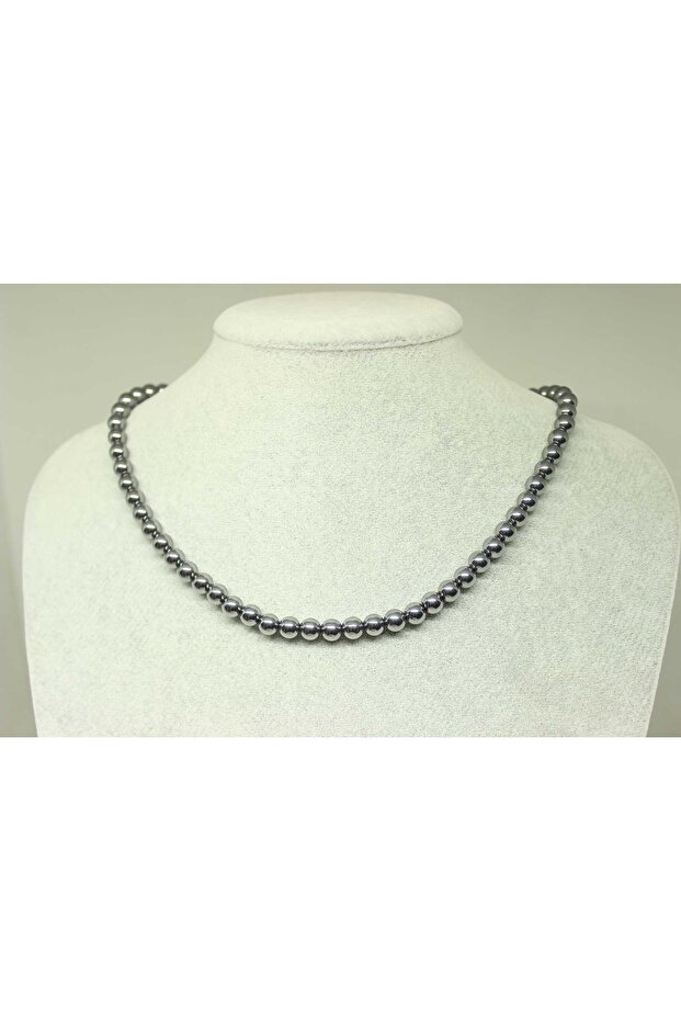 Terahertz Stone Necklace 6mm (with clip)