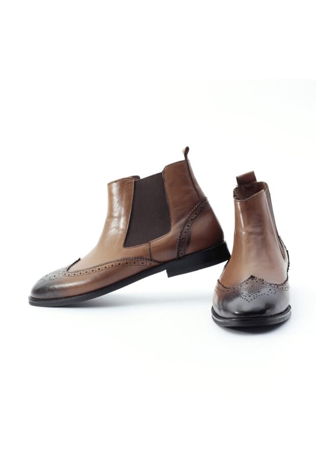Jose Erkek Hakiki Deri Bot Ayakkabı - 3