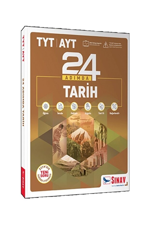 Sınav Tyt Ayt Tarih 24 Adımda Konu Anlatımlı Soru Bankası - 1
