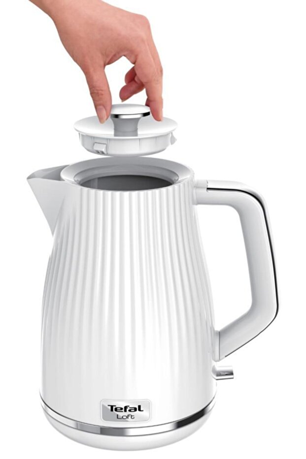 Loft 1.7 L White Kettle - 7