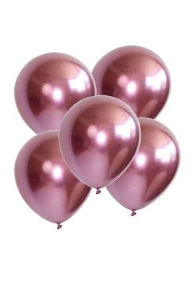 Rose Gold Balloon Party Balloon Chrome Balloon Rose Balloon 10 Pieces