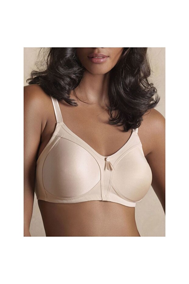 Non-Wireless Support Bra Basic Nude Color C Cup - 2