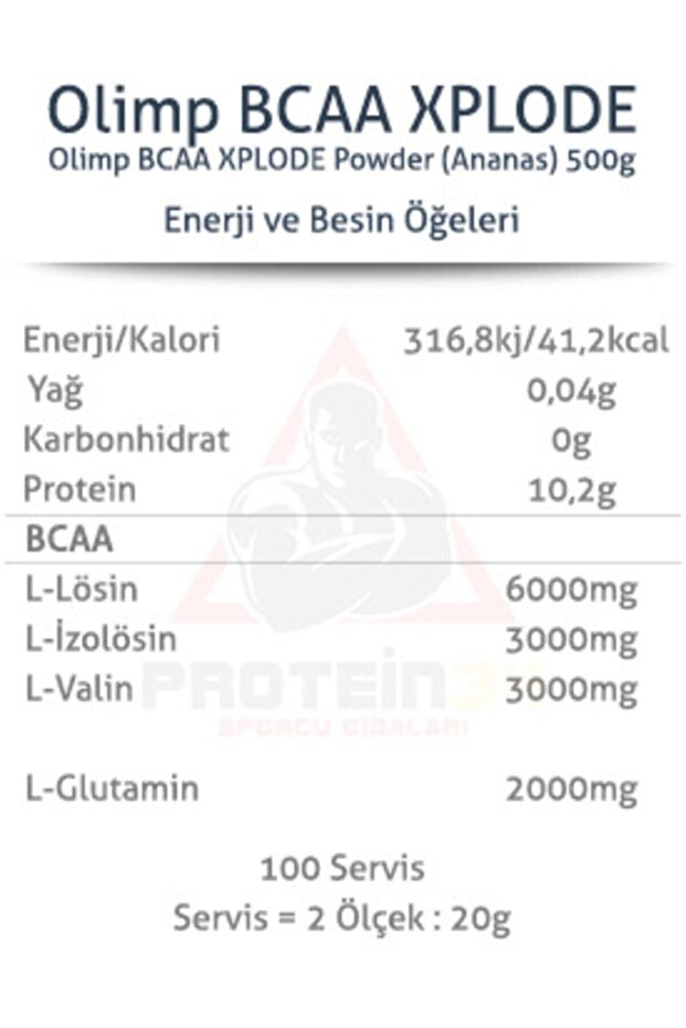 Bcaa Xplode 500 Gr (Pineapple Flavor) - 2