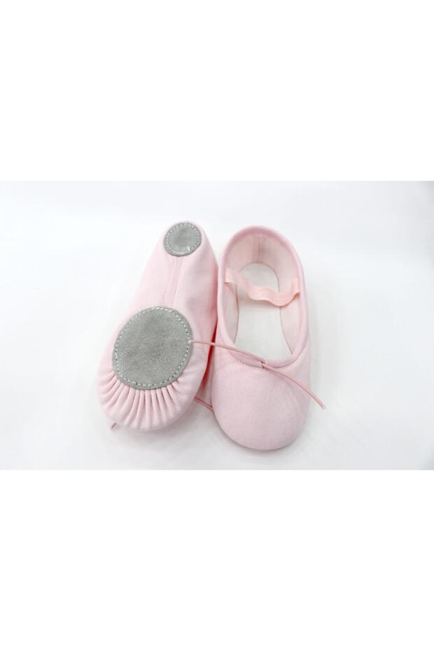 Ballet Booties Pink Canvas Double Sole