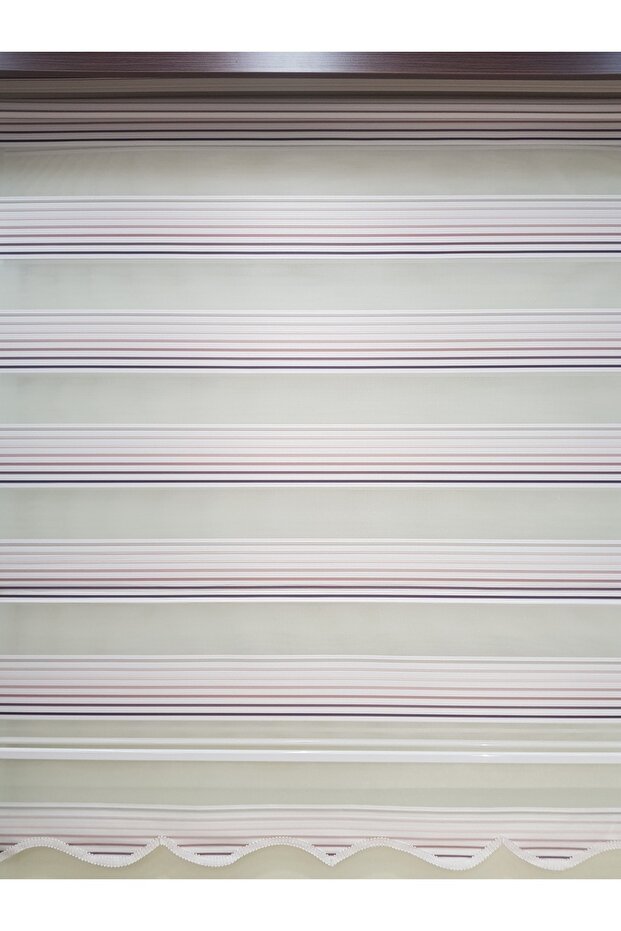 Renk Geçişli Pliseli Zebra Stor Perde ( Lila ) - 1