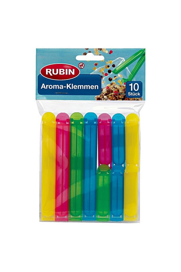 Poşet Klipsi Renkli 10 Adet - 1