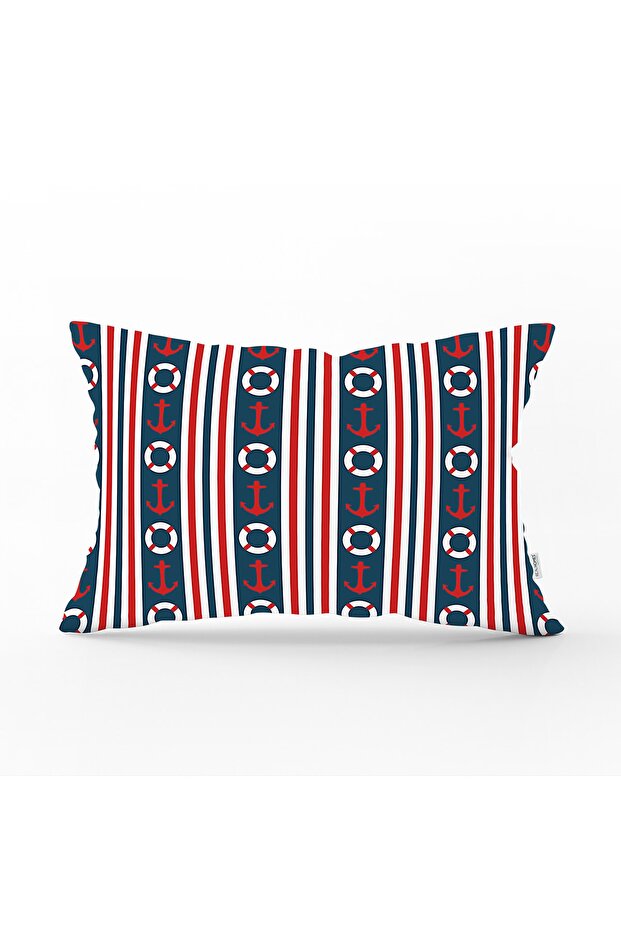 غطاء وسادة رمي مستطيل حديث بتصميم خاص على شكل بحار - 1