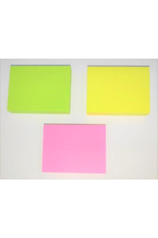 Stickn Yapışkanlı Not Kağıdı 38x50 Mm 3 Neon Renk - 2