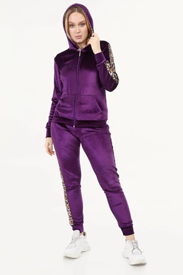 Σετ Leopard Purple Kadaife - 3