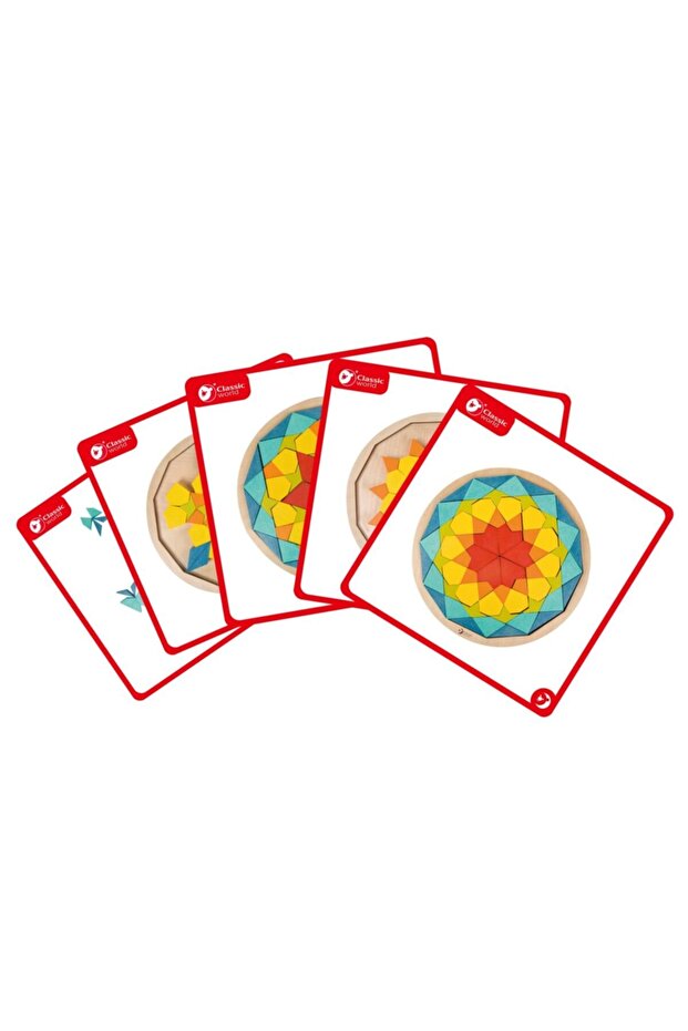 Ahşap Mandala Bulmaca - 8