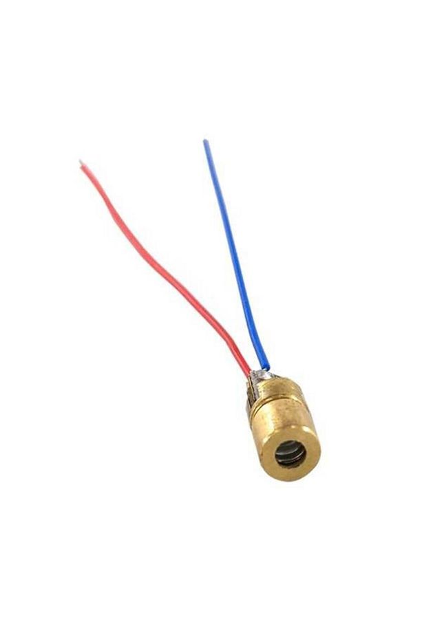 Kırmızı Nokta Kafalı Bakır Lazer 6mm 650nm 5mw - 1