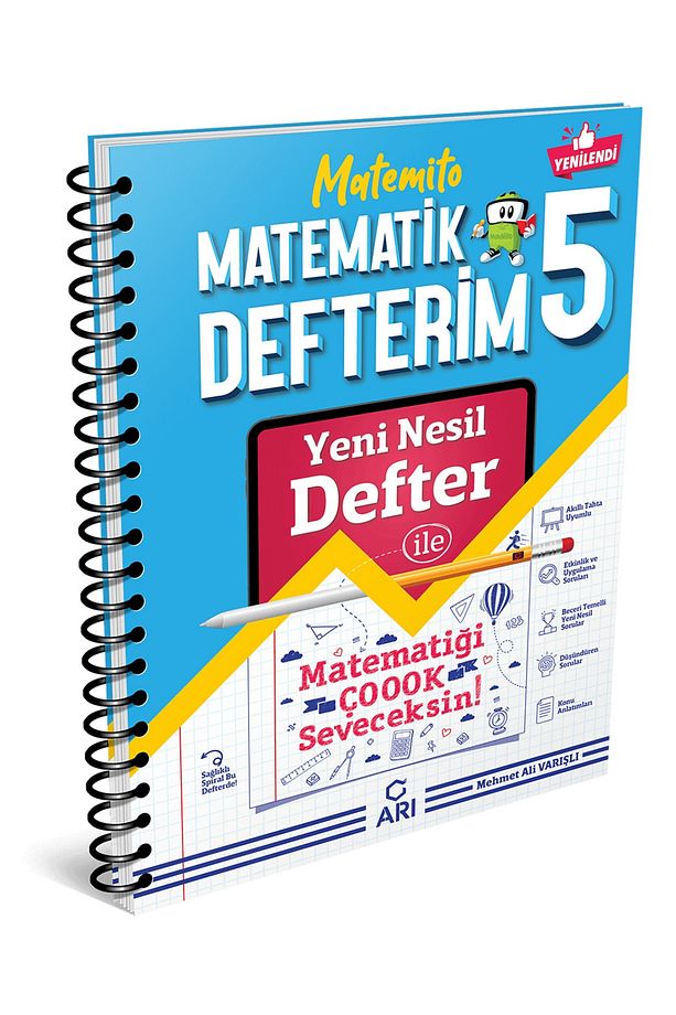 Arı Yayınları 5 Sınıf Matematik Fen Türkçe Sosyal Akıllı Defter Seti 4 Defter - 2