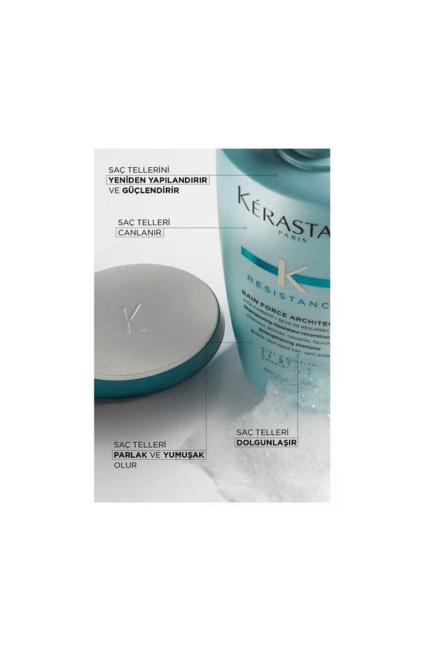 Resistance Bain Force Architecte Güçlendirici Onarıcı Şampuan 250 Ml - 4