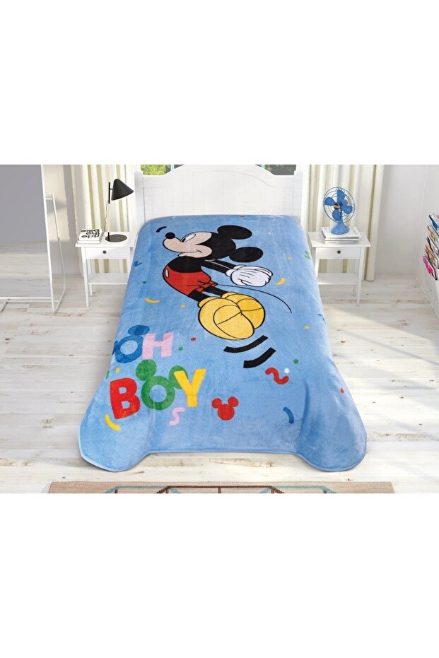 Disney Mickey Mouse Jump Licensed New Season Single Blanket