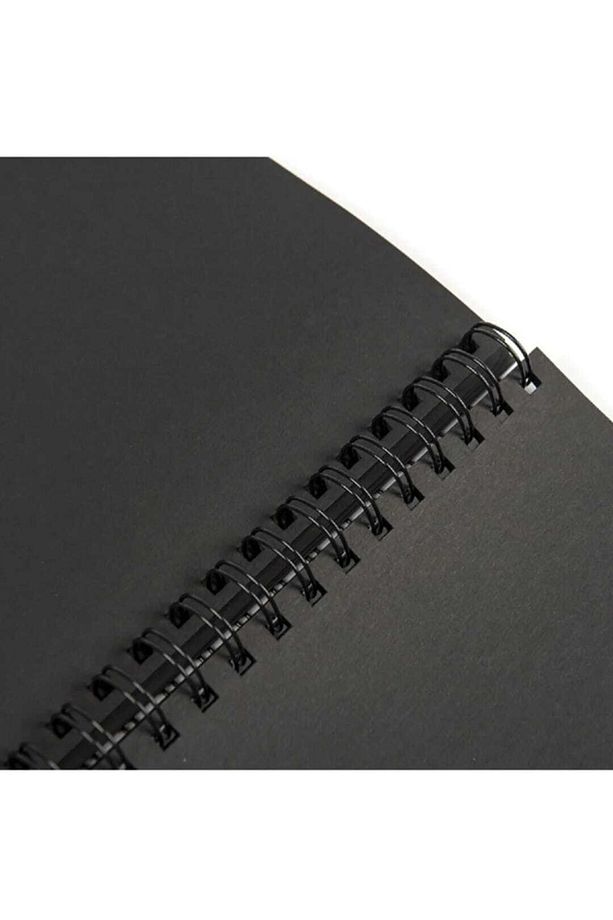 Defter 30 Sayfa 60 Yaprak Black Notebook - 2