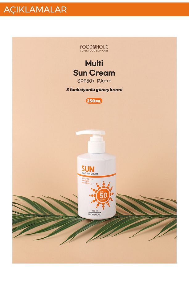 Multi Sun 250ml Adenozin Içeren Yapışkan His Bırakmayan Leke Karşıtı Spf50 Pa Uva/uvb Güneş Kremi - 4