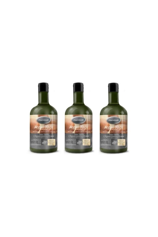 3 Adet Organik Argan Yağlı Şampuan 3x400 Ml - 1