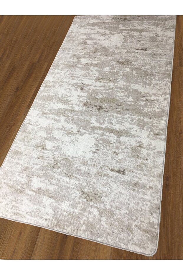 Nova Mink Cutting Runner Non-Slip Base Washable Soft Solid Color Patterned Carpet - 7