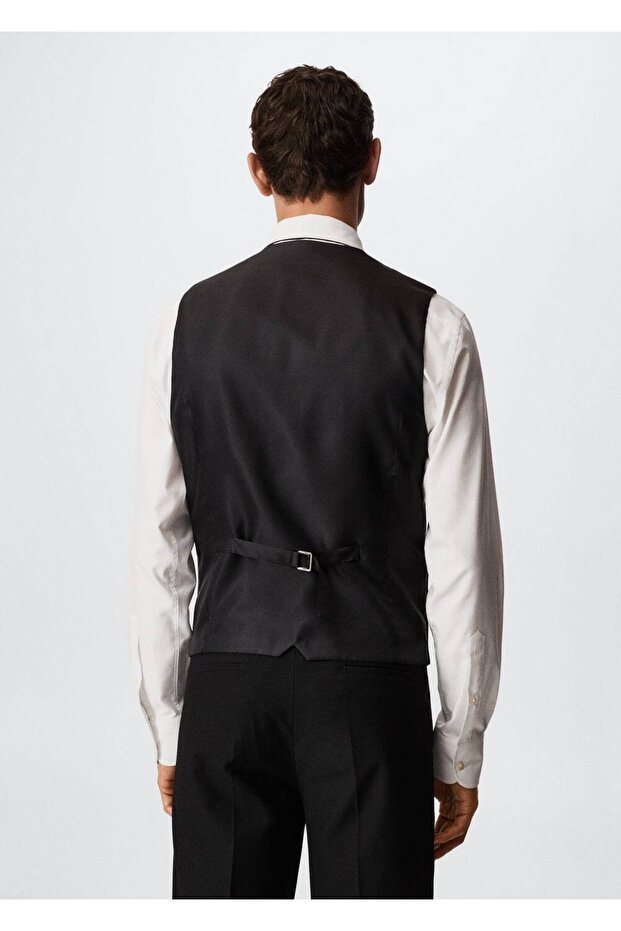 Super Slim Fit Yelek - 4