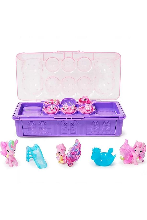 Çocuk Pembe 10 Karakterli Unicorn Ailesi Oyun Seti - 2