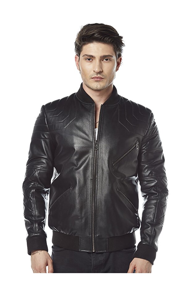 Tmoty Black Leather Jacket - 3