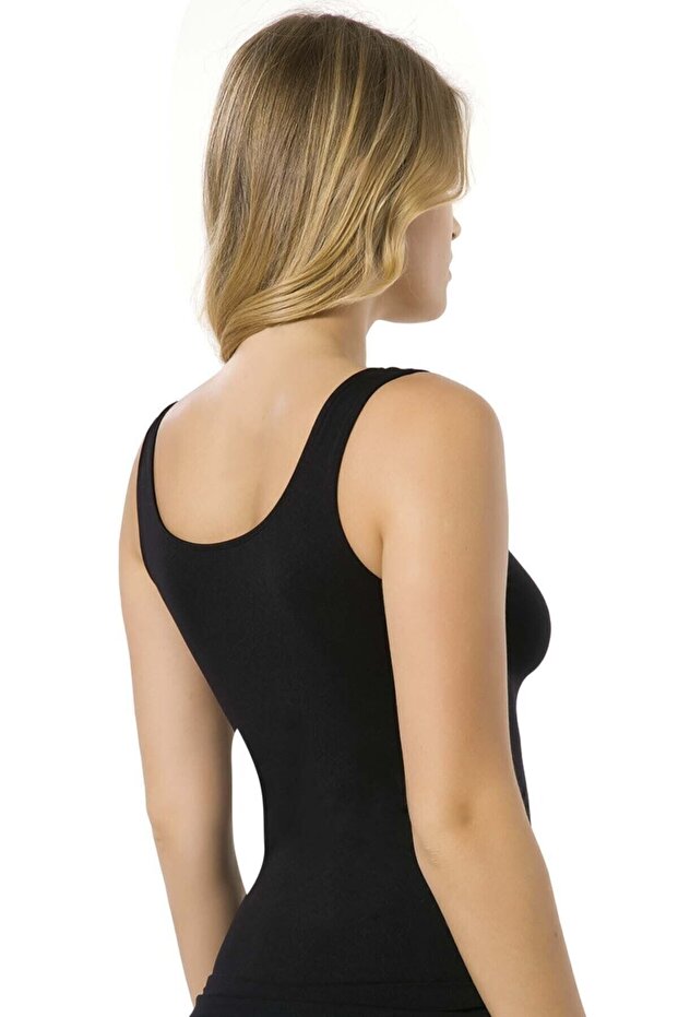 5002 قميص داخلي بحزام سميك بدون خياطة، مقاس أقل 1 مقاس - 2