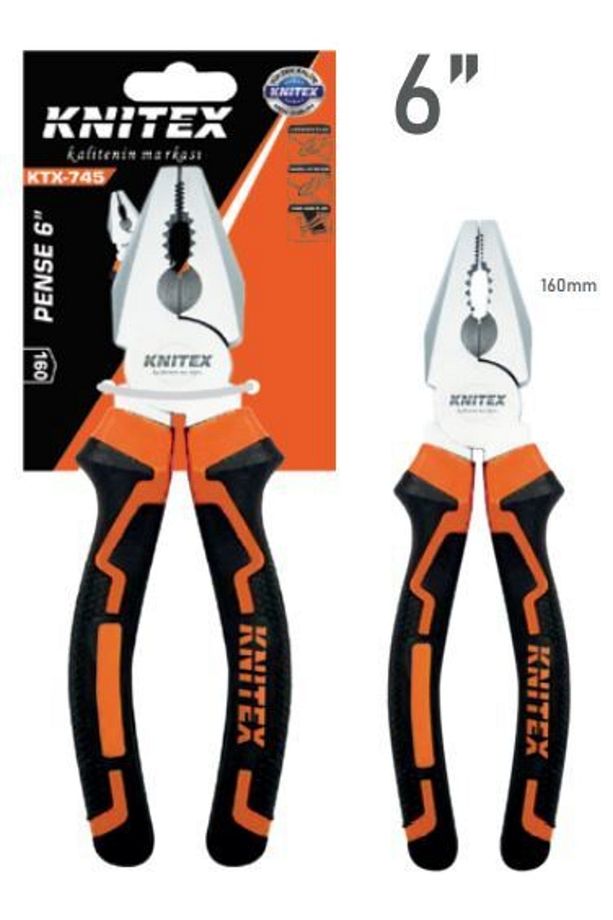 Knıtex Ktx-745 Pense 160mm 6" Karbon Çelik-krom - 1
